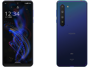 auの最新スマートフォン AQUOS R5G を発表